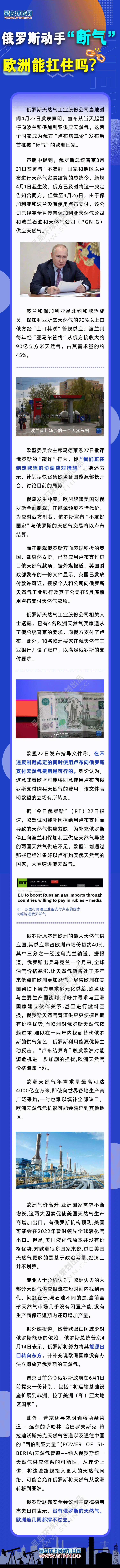 俄罗斯动手“断气”