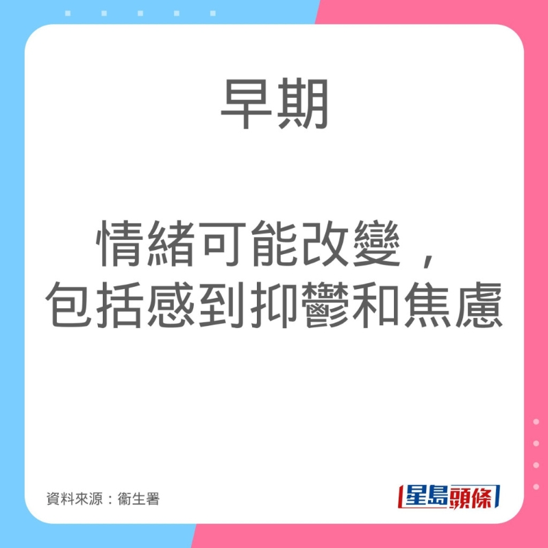 認知障礙症病情發展及症狀