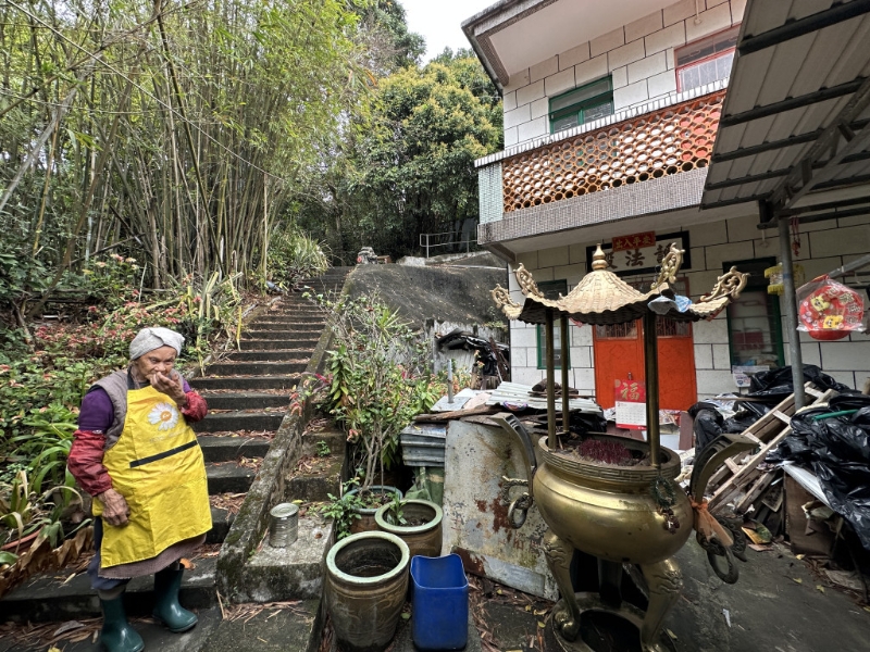 苏婆婆独居的庙堂位处偏僻。 （资料图片）