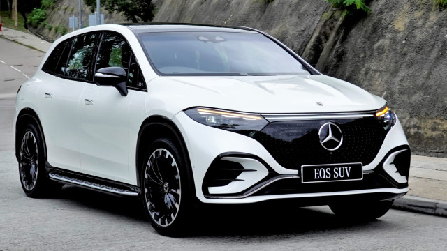 电动车奔驰EQS SUV试驾，顶级版580 4Matic，超豪7座SUV，宁静叹世界