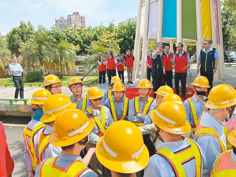 台电7日在桃园区营业处举办大誓师