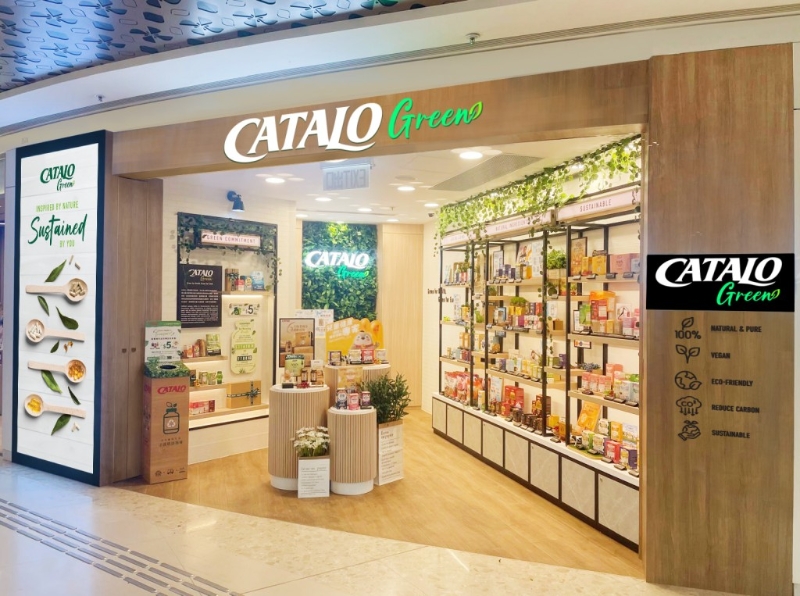 于观塘APM及日出康城开设CATALO Green概念店，宣扬健康环保。