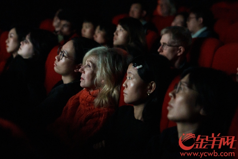 The audience attentively watches the Maritime short films